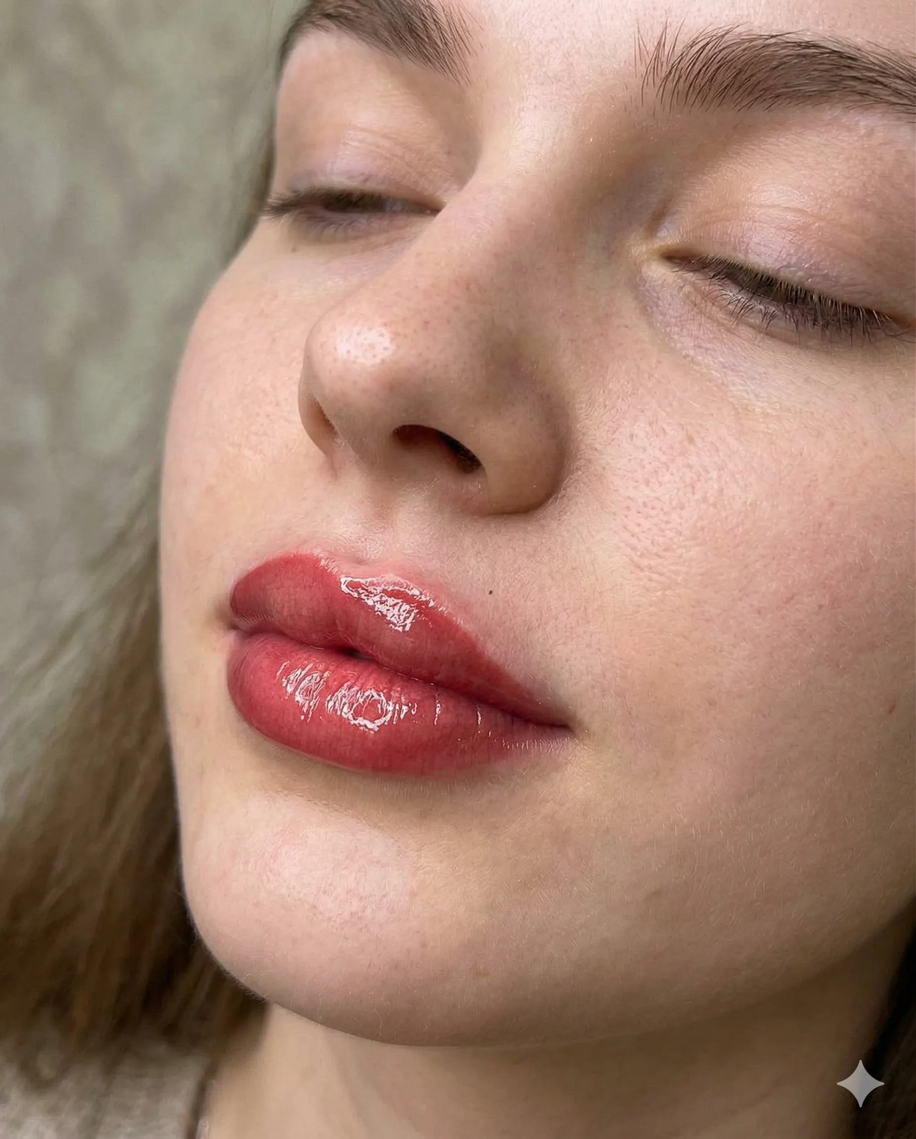 Lippenpigmentierung Ergebnis